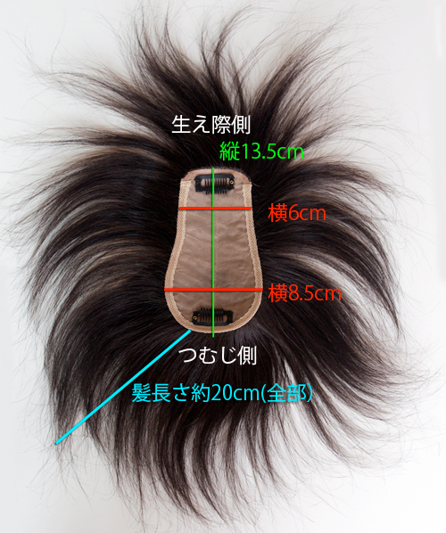 ヘアピース 100B